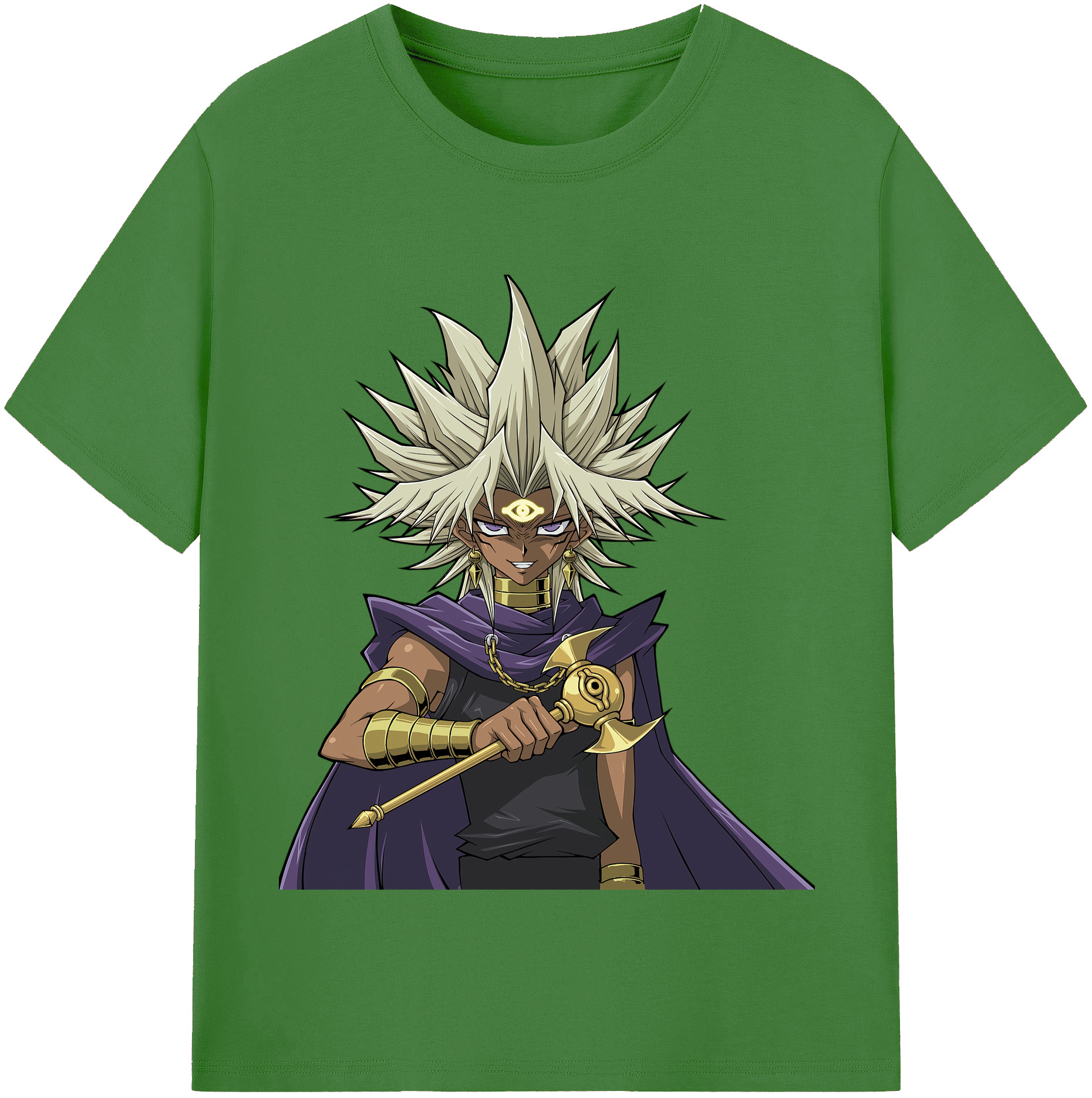 （画像用） 遊☆戯☆王 Yu-Gi-Oh! レディースカジュアルプリントTシャツ（綿100％）